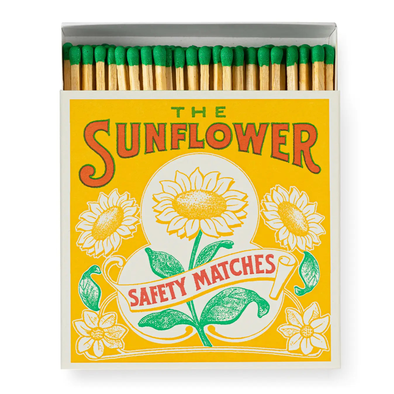 Archivist Luxury Matches Sunflower | Archivist | Miss Arthur | Home Goods | Tasmania