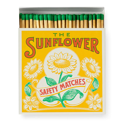 Archivist Luxury Matches Sunflower | Archivist | Miss Arthur | Home Goods | Tasmania