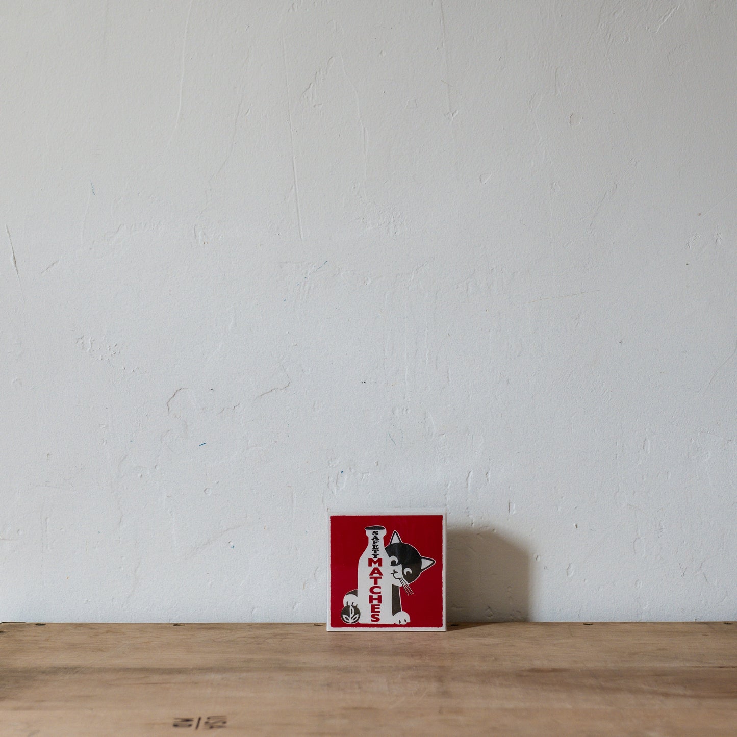 Archivist Luxury Matches Milk Bottle Cat