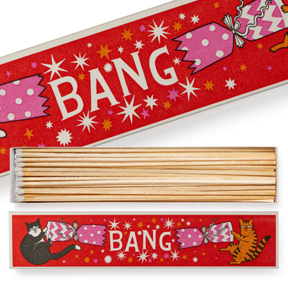 Archivist Luxury Matches Long Cracker Cats | Archivist | Miss Arthur | Home Goods | Tasmania