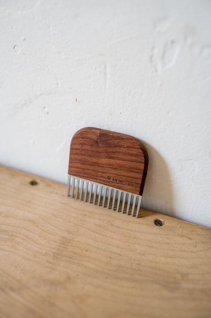 Iris Hantverk Beard Comb Walnut | Iris Hantverk | Miss Arthur | Home Goods | Tasmania