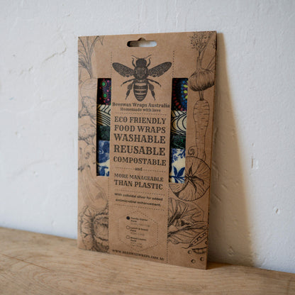 Beeswax Wraps Family Starter Pack | Beeswax Wraps Australia | Miss Arthur | Home Goods | Tasmania