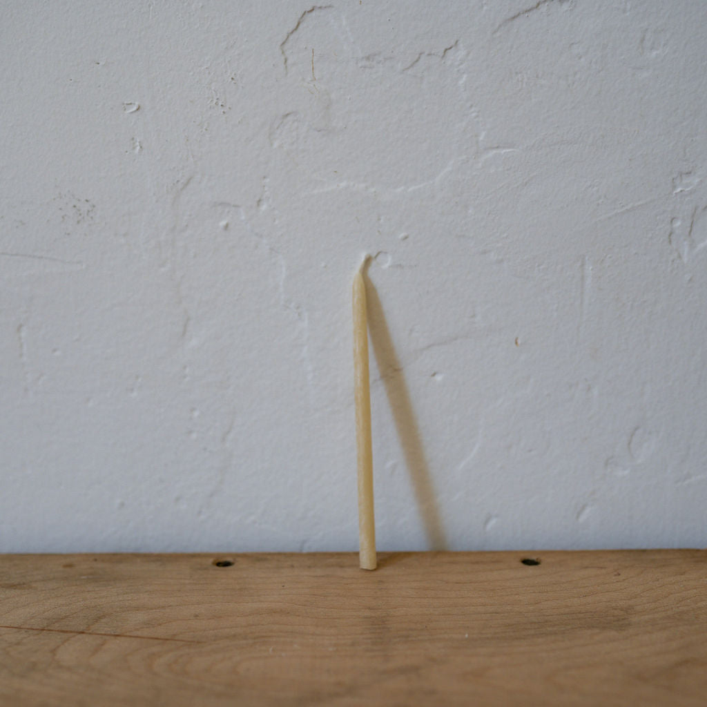 Beeswax Birthday Candle - Single | Queen B | Miss Arthur | Home Goods | Tasmania