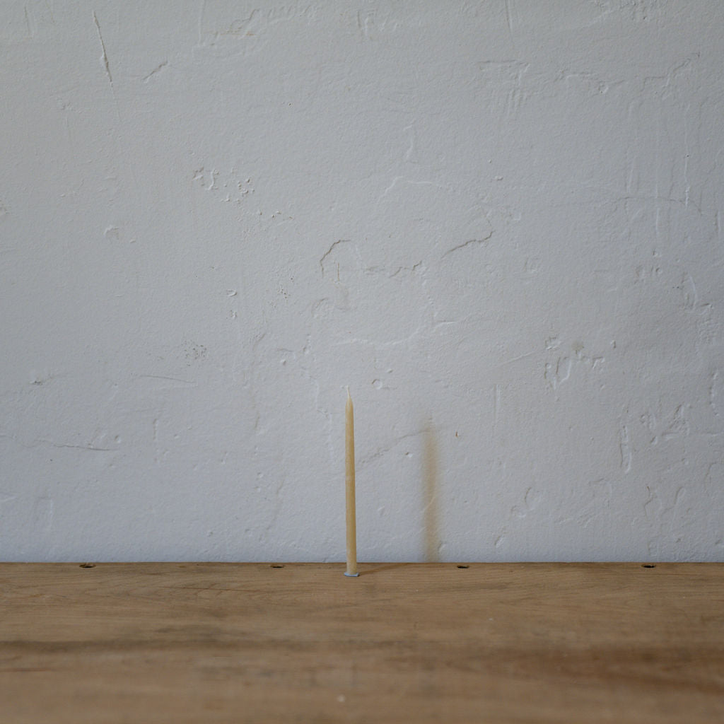 Beeswax Birthday Candle - Single | Queen B | Miss Arthur | Home Goods | Tasmania
