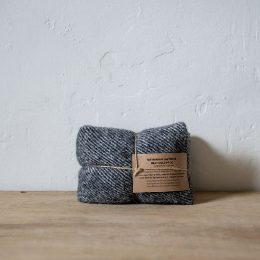 Merino Wool Heat Pack Black | Heatpack From Tasmania | Miss Arthur | Home Goods | Tasmania