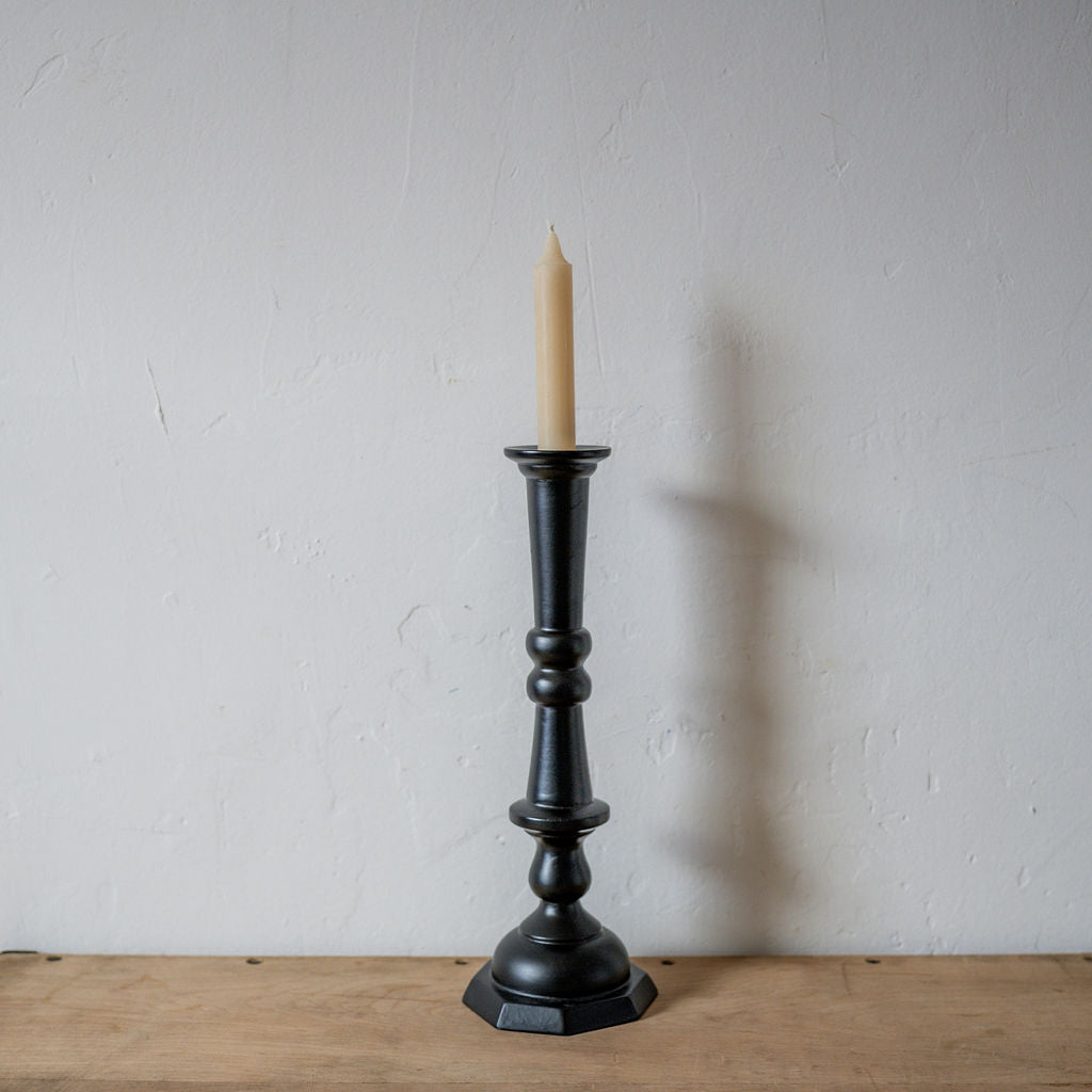 Sir|Madam Black Lacquered Candlestick No.2 | Sir|Madam | Miss Arthur | Home Goods | Tasmania