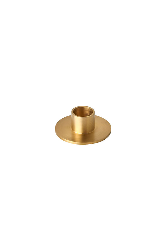 Fog Linen Work Brass Candle Holder Round | Fog Linen Work | Miss Arthur | Home Goods | Tasmania