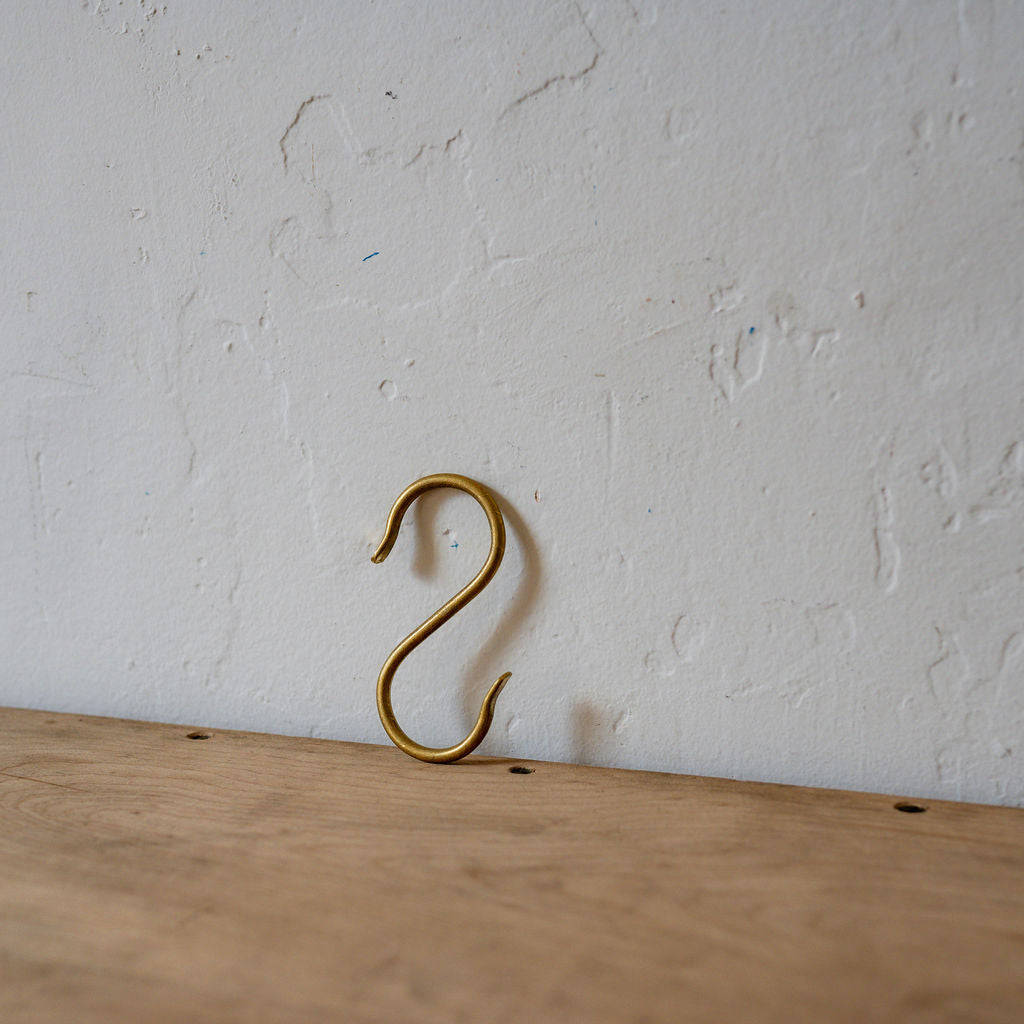 S Hook Brass | Heaven in Earth | Miss Arthur | Home Goods | Tasmania