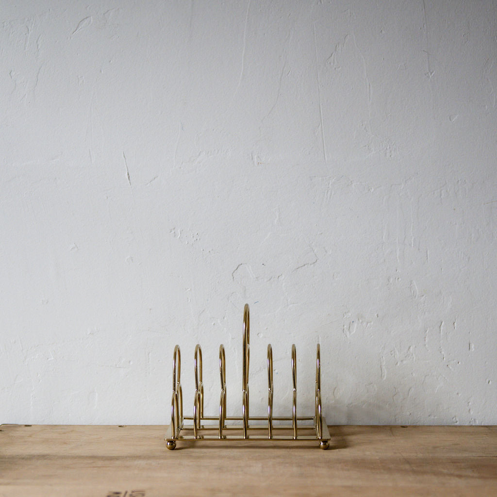 Sir|Madam Brass Plated Toast Stand | Sir|Madam | Miss Arthur | Home Goods | Tasmania