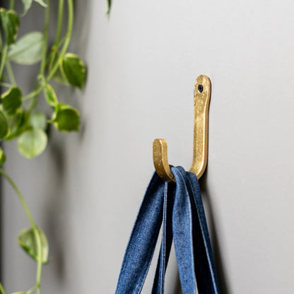 Brut Coat Hook Round Brass | Brut | Miss Arthur | Home Goods | Tasmania