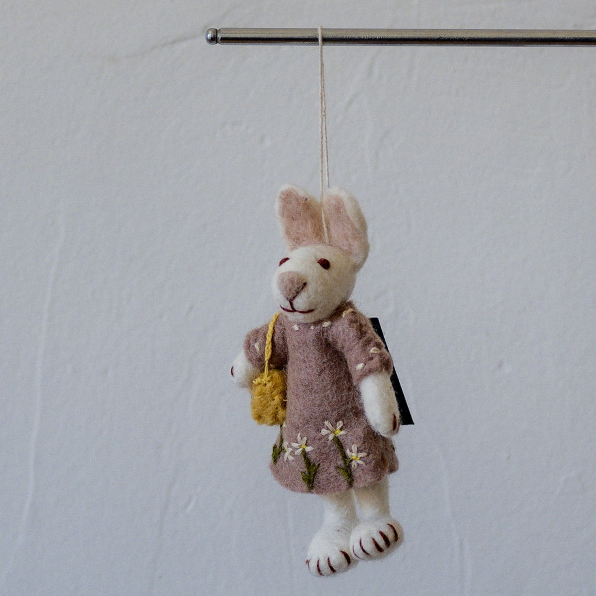Gry & Sif White Bunny Lavender Dress and Purse | Gry & Sif | Miss Arthur | Home Goods | Tasmania