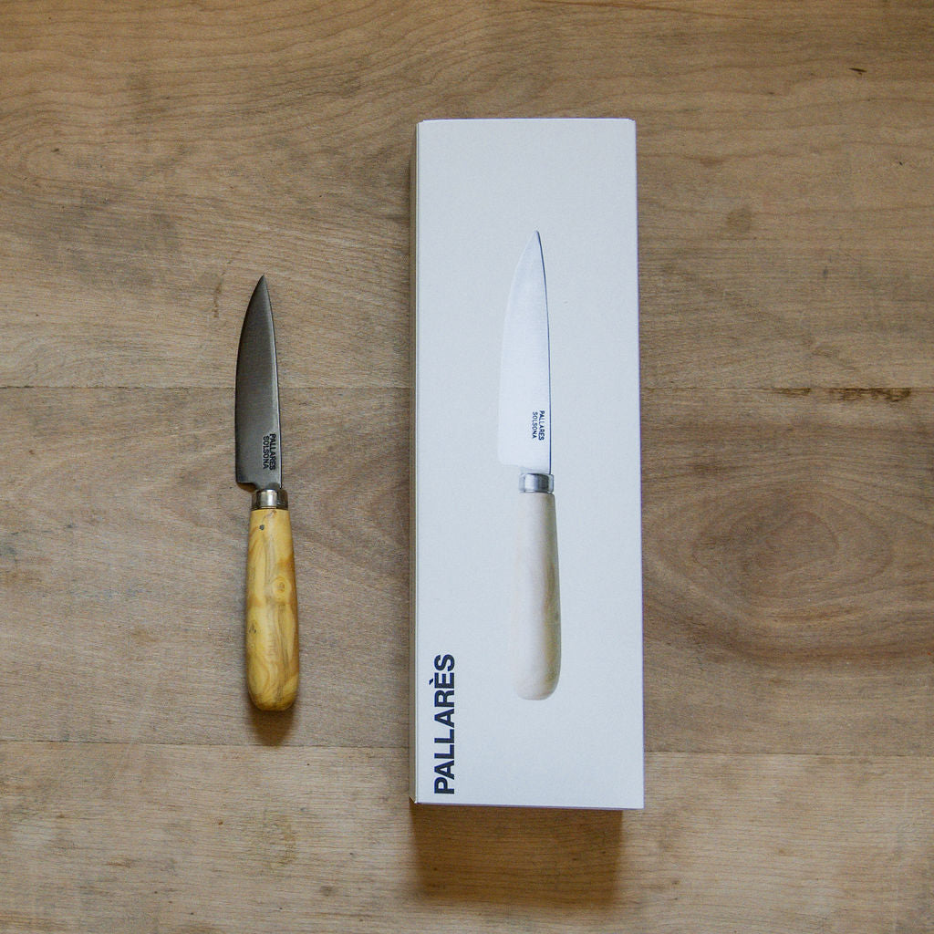 Pallares Solsona Boxwood Carbon Steel Knife 8cm | Pallarès Solsona | Miss Arthur | Home Goods | Tasmania