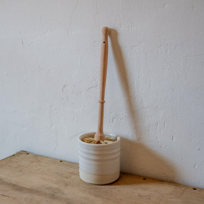 Toilet Brush and Ceramic Holder | Heaven in Earth | Miss Arthur | Home Goods | Tasmania
