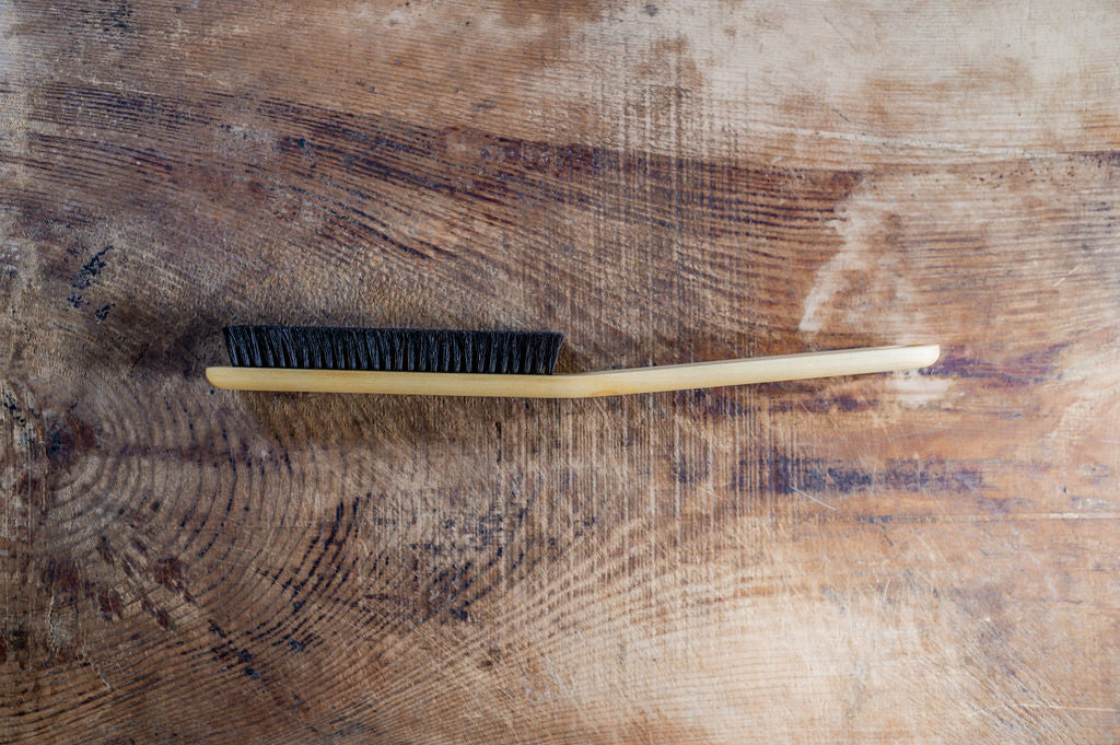 Iris Hantverk Clothes Brush Birch Horsehair Dark | Iris Hantverk | Miss Arthur | Home Goods | Tasmania