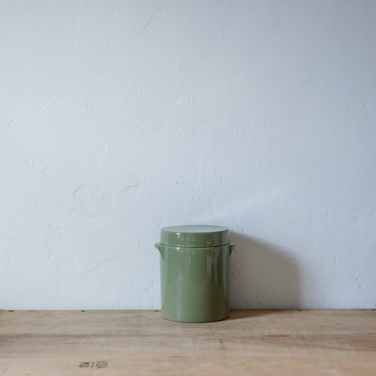Manufacture de Digoin Round Lidded Jar 1L Sauge | Manufacture de Digoin | Miss Arthur | Home Goods | Tasmania