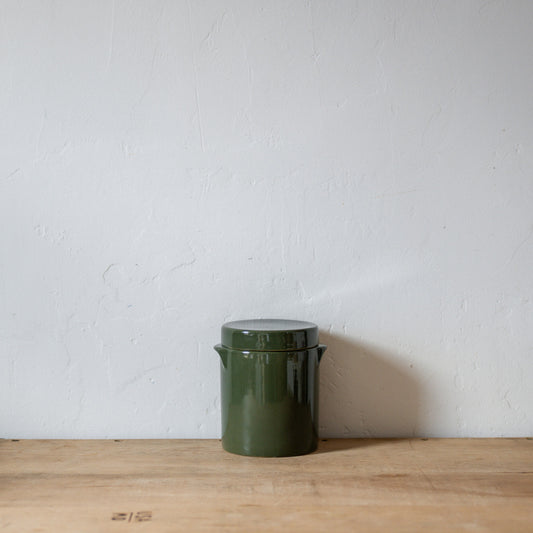 Manufacture de Digoin Round Lidded Jar 1L Laurier | Manufacture de Digoin | Miss Arthur | Home Goods | Tasmania