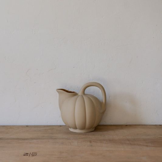 Manufacture de Digoin Melon Shaped Jug 1L Gres Brut Miel | Manufacture de Digoin | Miss Arthur | Home Goods | Tasmania