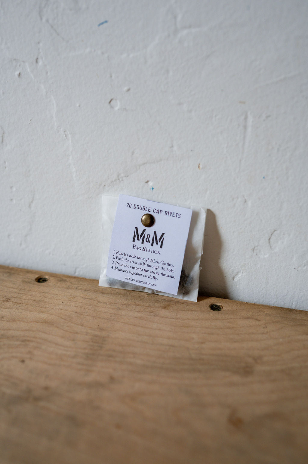 Merchant & Mills Double Cap Rivets Brass | Merchant & Mills | Miss Arthur | Home Goods | Tasmania