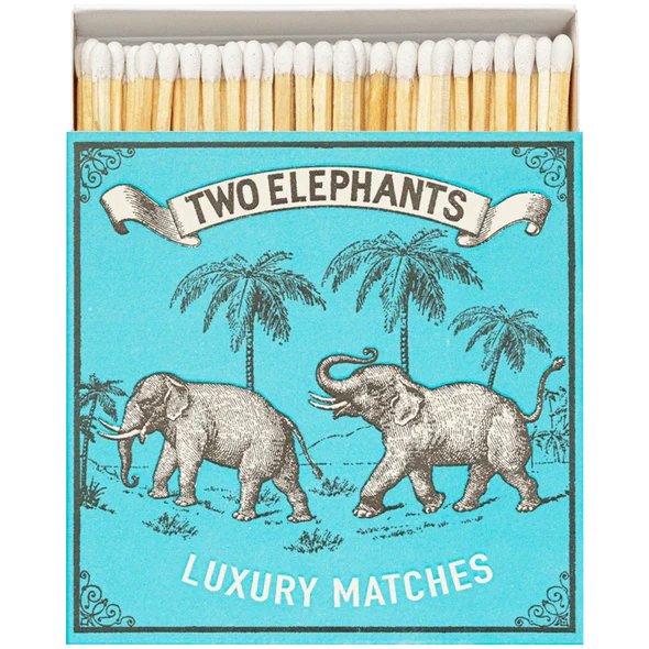 Archivist Luxury Matches Two Elephants | Archivist | Miss Arthur | Home Goods | Tasmania