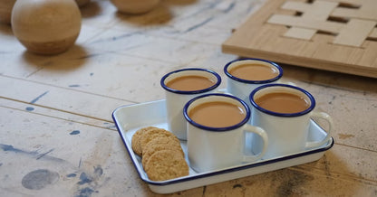 Falcon Enamelware Enamel Espresso Cup White | Falcon Enamelware | Miss Arthur | Home Goods | Tasmania