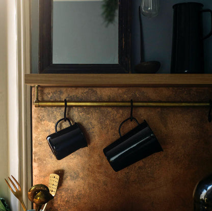 Falcon Enamelware Enamel 2 Pint Jug Coal Black | Falcon Enamelware | Miss Arthur | Home Goods | Tasmania