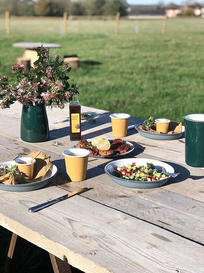 Falcon Enamelware Enamel 2 Pint Jug Samphire Green | Falcon Enamelware | Miss Arthur | Home Goods | Tasmania