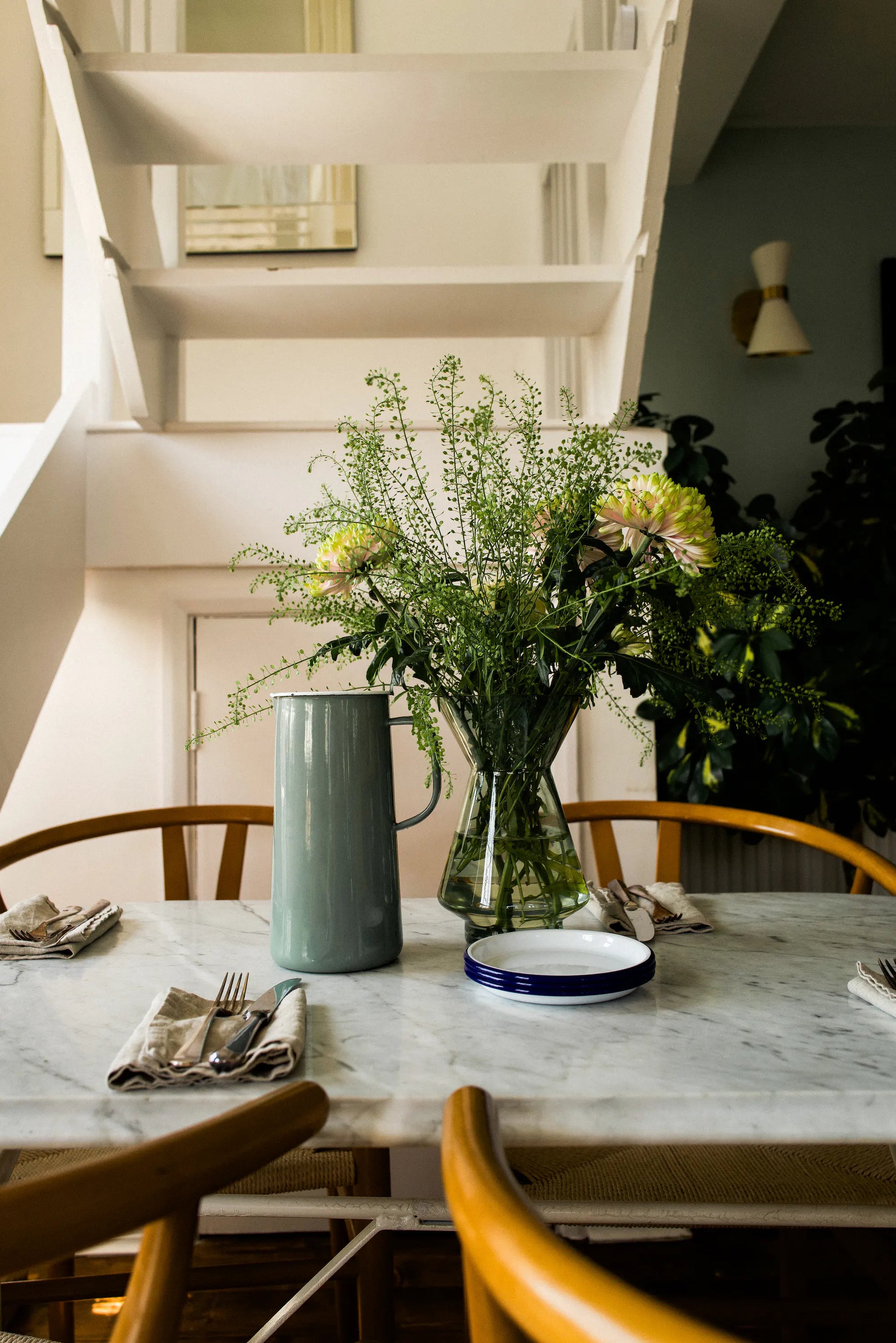 Falcon Enamelware Enamel 3 Pint Jug Tarragon | Falcon Enamelware | Miss Arthur | Home Goods | Tasmania