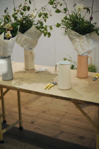 Falcon Enamelware Enamel 3 Pint Jug Cream | Falcon Enamelware | Miss Arthur | Home Goods | Tasmania