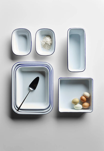 Falcon Enamelware Enamel Square Bake Tray White | Falcon Enamelware | Miss Arthur | Home Goods | Tasmania
