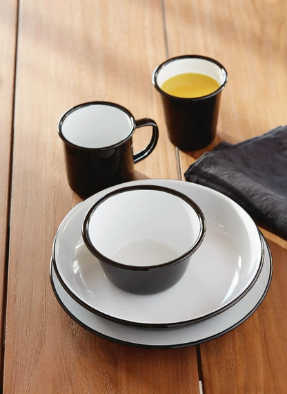 Falcon Enamelware Enamel 12cm Bowls Coal Black Set of 4 | Falcon Enamelware | Miss Arthur | Home Goods | Tasmania