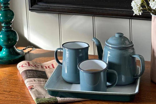 Falcon Enamelware Enamel Mug Pigeon Grey | Falcon Enamelware | Miss Arthur | Home Goods | Tasmania
