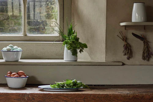 Falcon Enamelware Enamel Oval Plate White | Falcon Enamelware | Miss Arthur | Home Goods | Tasmania