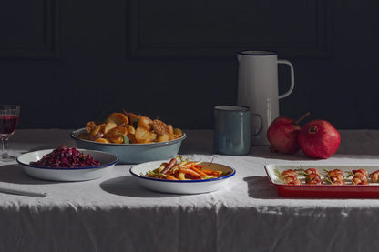 Falcon Enamelware Enamel Large Salad Bowl Pigeon Grey | Falcon Enamelware | Miss Arthur | Home Goods | Tasmania