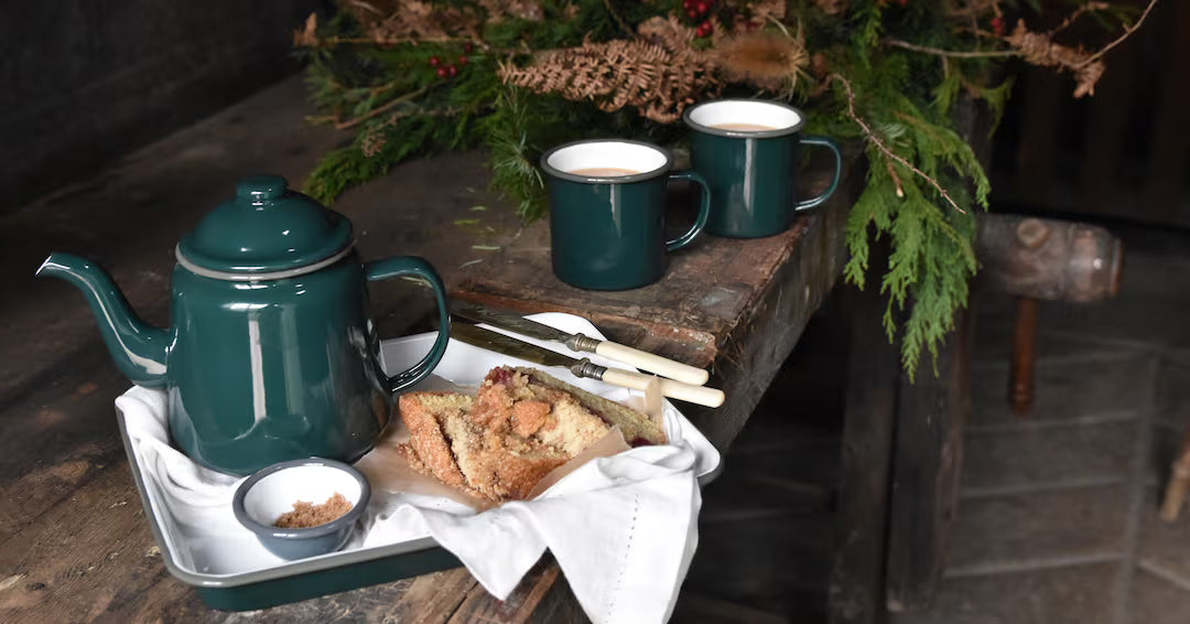 Falcon Enamelware Enamel Serving Tray Samphire Green | Falcon Enamelware | Miss Arthur | Home Goods | Tasmania