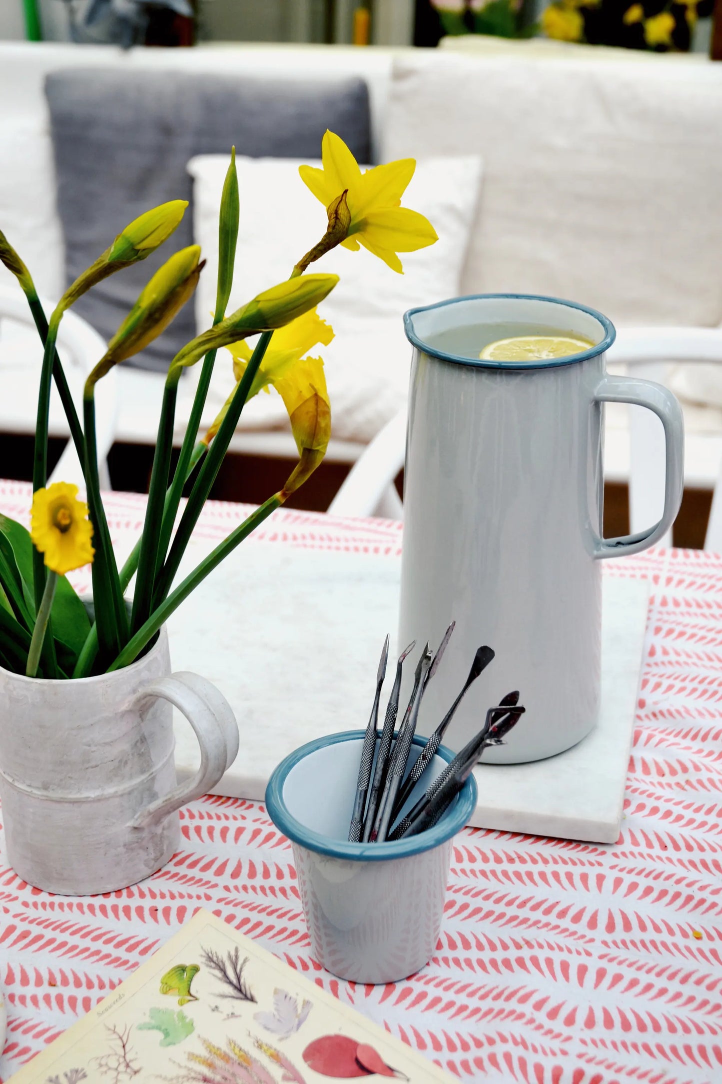 Falcon Enamelware Enamel Tumbler Oyster Grey | Falcon Enamelware | Miss Arthur | Home Goods | Tasmania