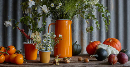 Falcon Enamelware Enamel 3 Pint Jug Tangerine | Falcon Enamelware | Miss Arthur | Home Goods | Tasmania
