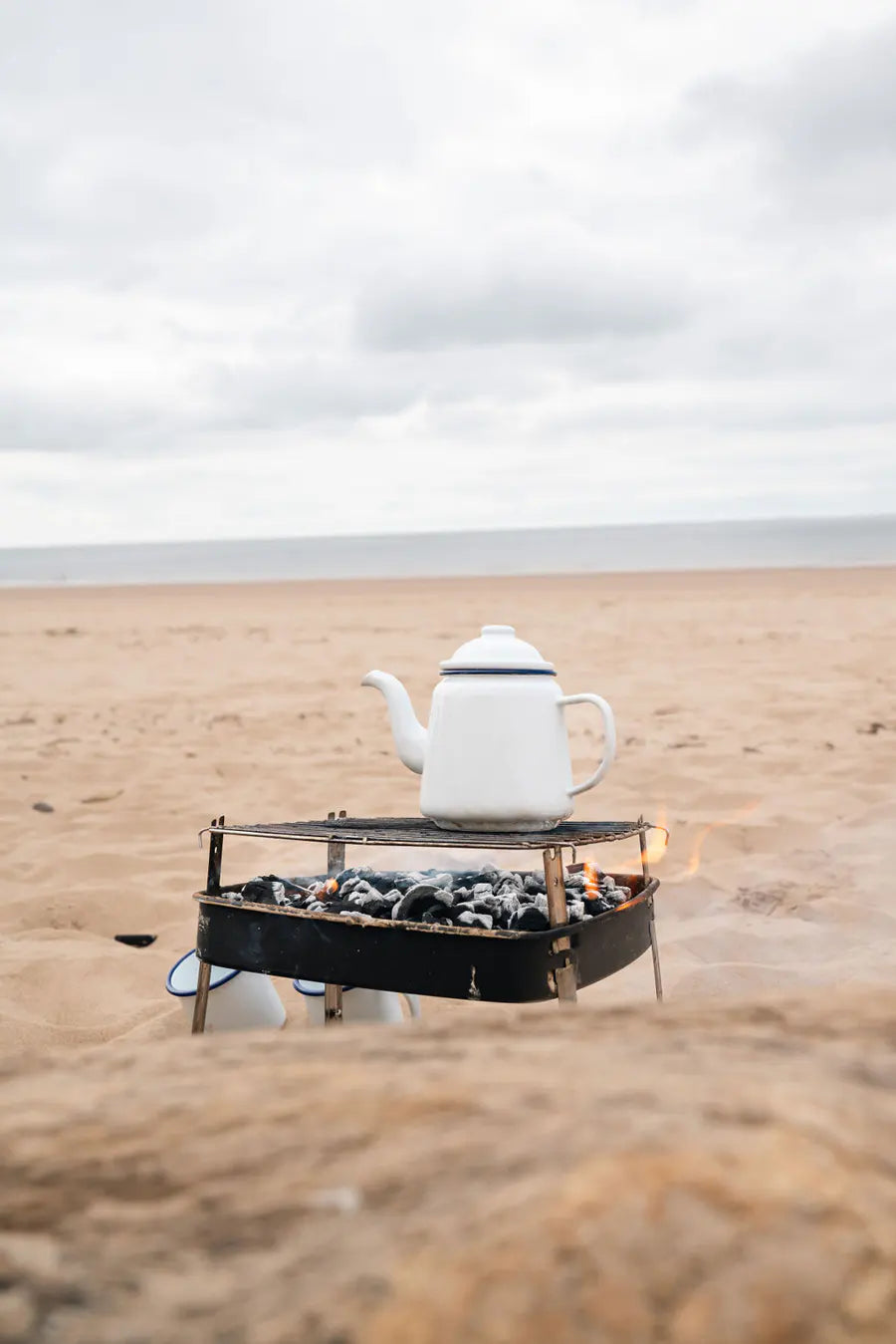 Falcon Enamelware Enamel Teapot White | Falcon Enamelware | Miss Arthur | Home Goods | Tasmania
