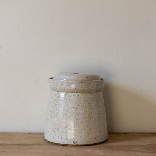 Zsolt Faludi Fermentation Crock 6 Litre Fine Speckle | Zsolt Faludi | Miss Arthur | Home Goods | Tasmania