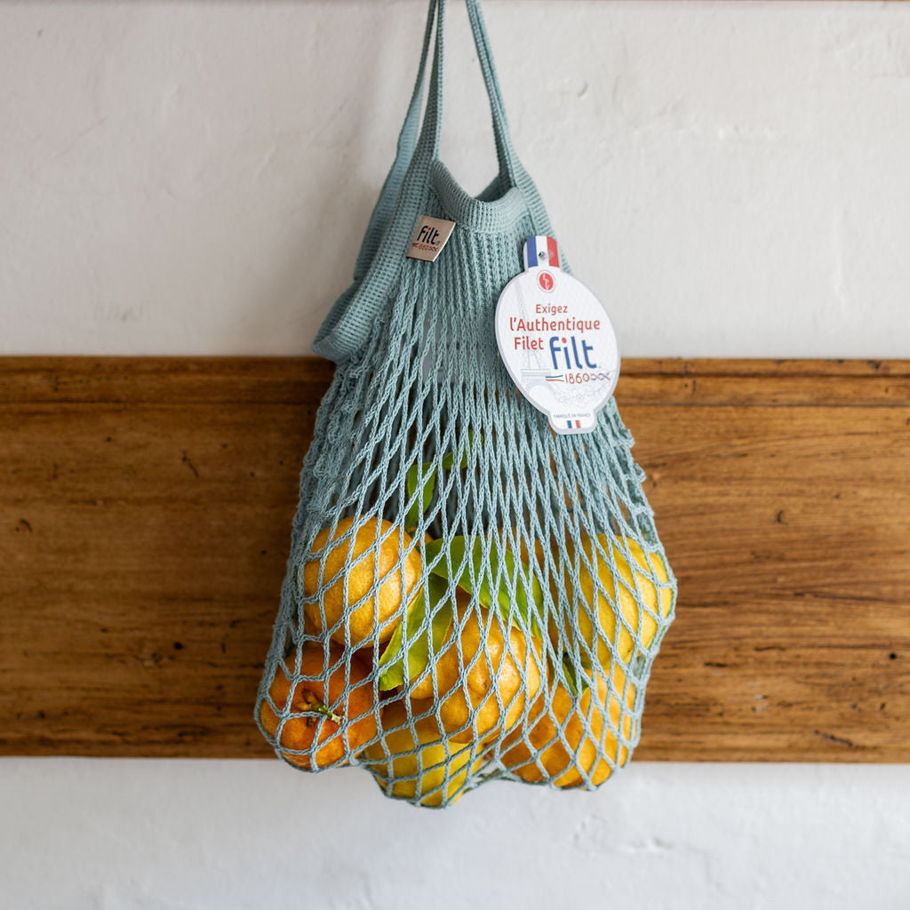 French String Bag Petit Aqua Blue | Filt | Miss Arthur | Home Goods | Tasmania