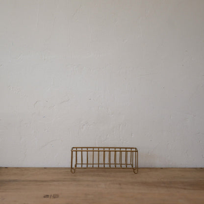 Fog Linen Work Brass Wire Slender Basket | Fog Linen Work | Miss Arthur | Home Goods | Tasmania