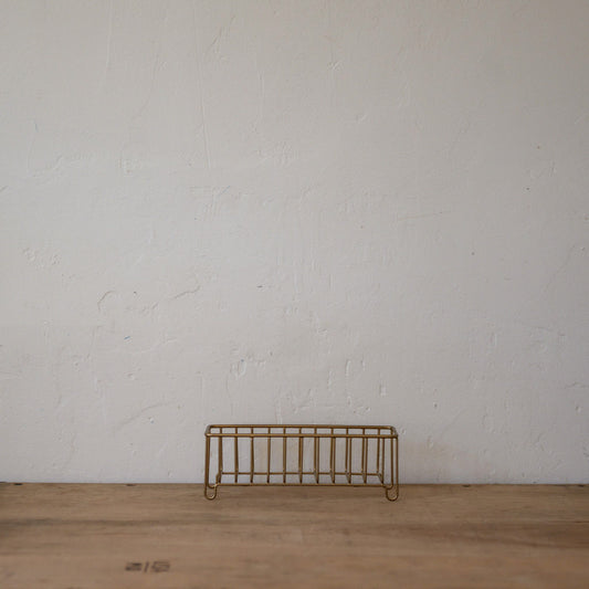 Fog Linen Work Brass Wire Slender Basket | Fog Linen Work | Miss Arthur | Home Goods | Tasmania