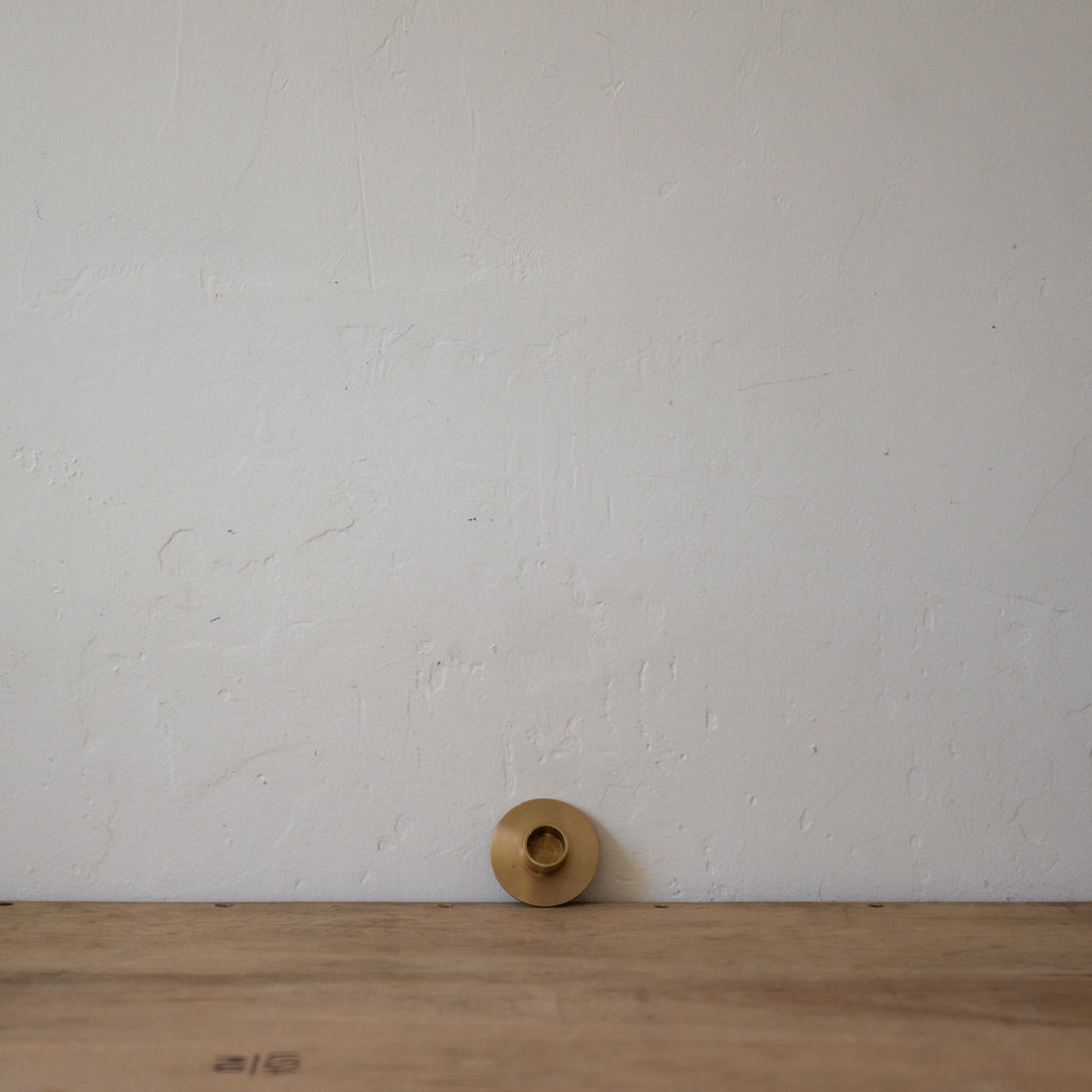 Fog Linen Work Brass Candle Holder Round | Fog Linen Work | Miss Arthur | Home Goods | Tasmania