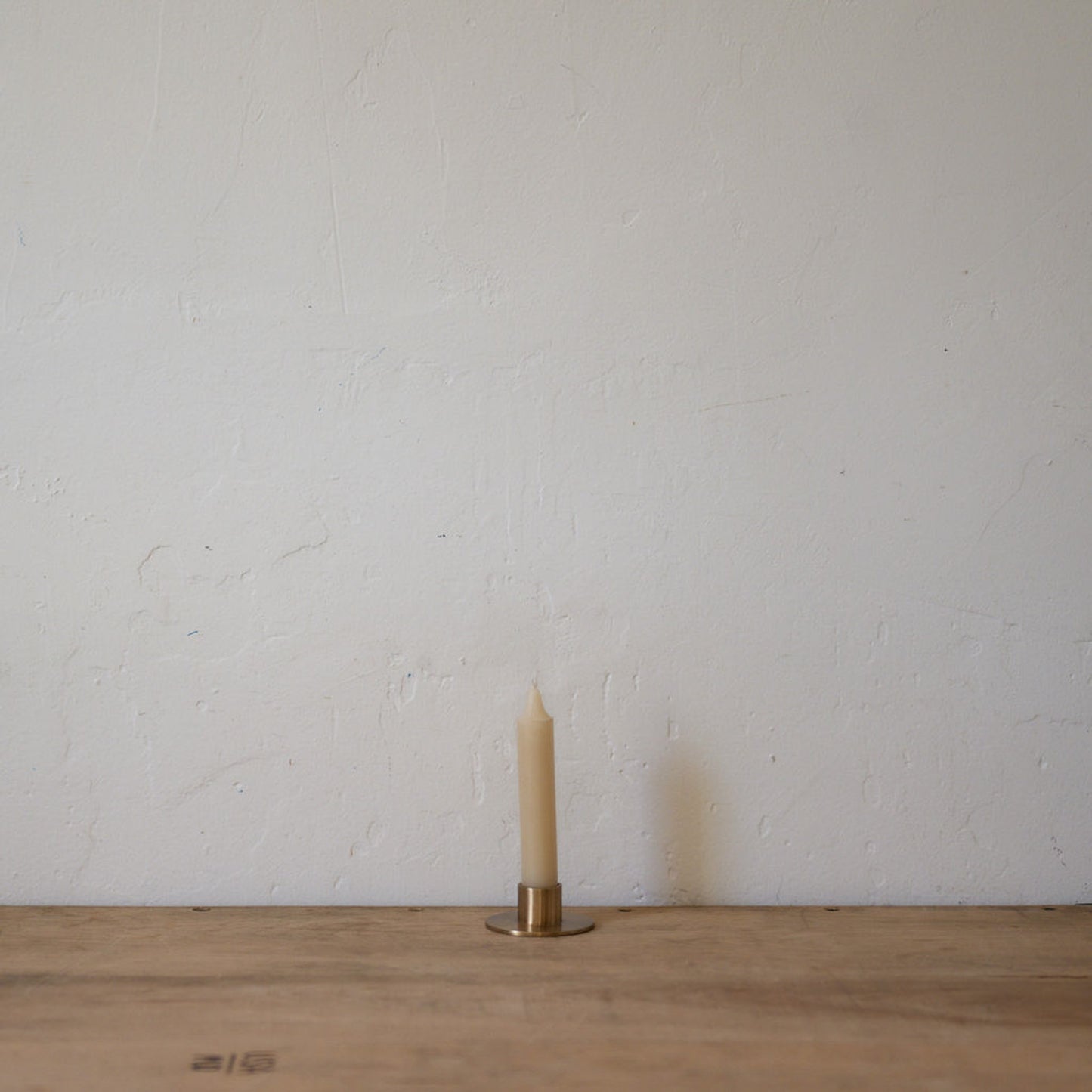 Fog Linen Work Brass Candle Holder Round | Fog Linen Work | Miss Arthur | Home Goods | Tasmania