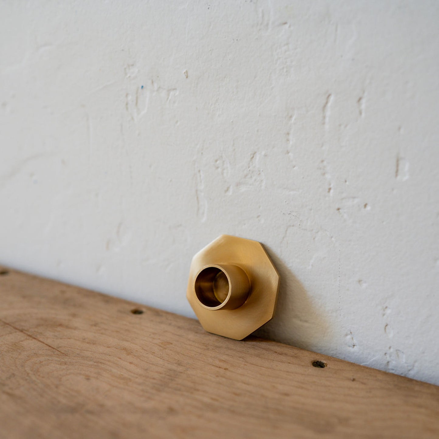 Fog Linen Work Brass Candle Holder Octagon | Fog Linen Work | Miss Arthur | Home Goods | Tasmania