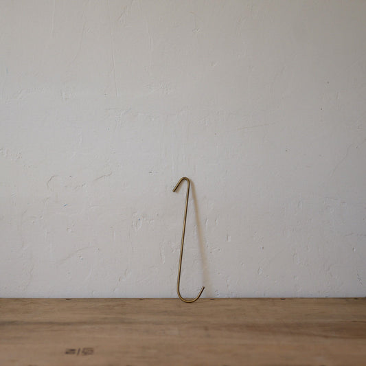 Fog Linen Work Brass J Hook Long Medium | Fog Linen Work | Miss Arthur | Home Goods | Tasmania