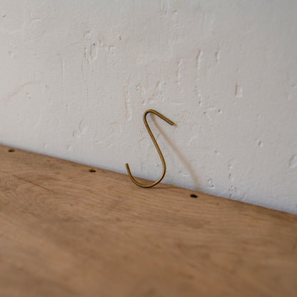 Fog Linen Work Brass J Hook Small | Fog Linen Work | Miss Arthur | Home Goods | Tasmania