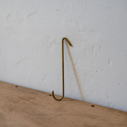 Fog Linen Work Brass J Hook Long Small | Fog Linen Work | Miss Arthur | Home Goods | Tasmania