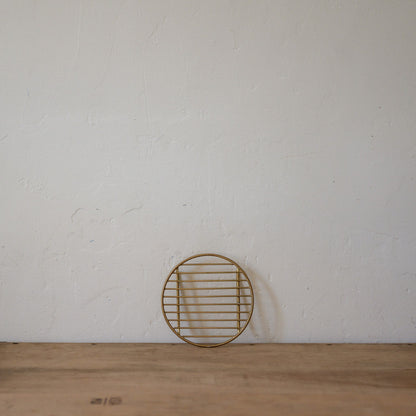 Fog Linen Work Brass Wire Rack Round | Fog Linen Work | Miss Arthur | Home Goods | Tasmania