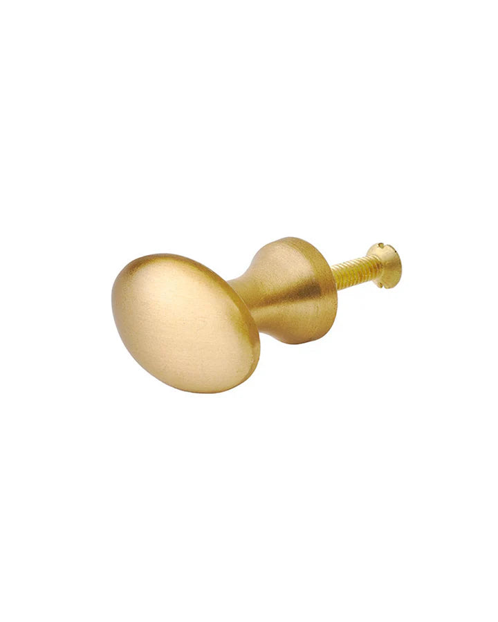 Fog Linen Work Brass Knob Oval Large