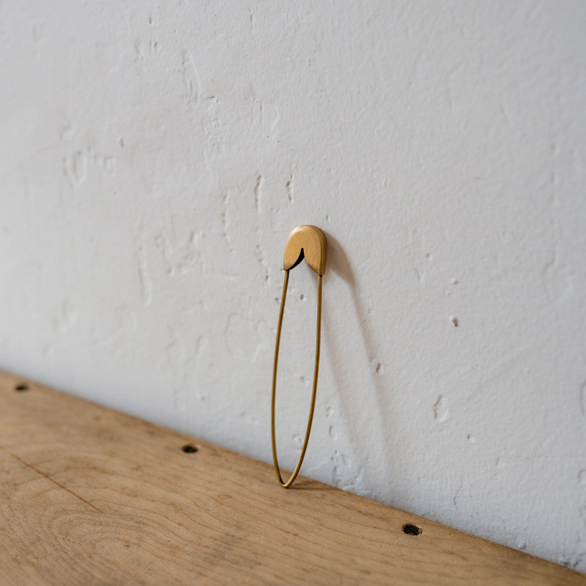 Fog Linen Work Brass Safety Pin Medium | Fog Linen Work | Miss Arthur | Home Goods | Tasmania